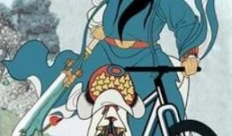 关羽骑摩托爆料图片视频,穿越时空的英勇传奇