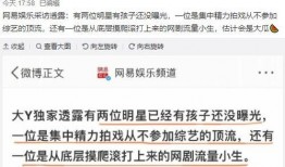 爆料顶流孩子的新闻有哪些,爆料新闻背后的成长故事